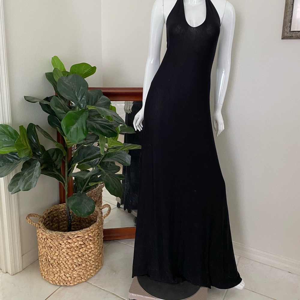 Elan floor length halter maxi - Two Ways.